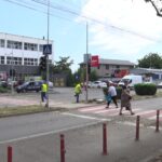 Securitatea pietonilor. Semafor cu buton pe bulevardul Stadionului