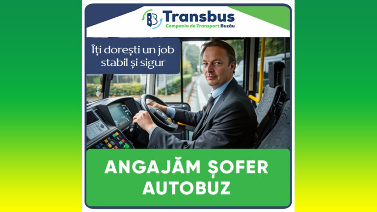Vrei să fii șofer de autobuz? Compania Trans Bus angajează