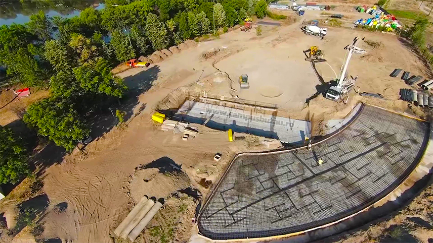 Șantier încă în lucru. „Parcul acvatic va fi gata în noiembrie”