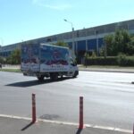 Sens giratoriu pe Industriilor. Deocamdată construcția va fi provizorie