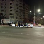 (VIDEO) BMW al Poliției, accident pe bulevardul Unirii
