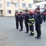 Cinci salvatori buzoieni, avansați în grad. Festivitate emoționantă, la ISU Buzău, de Ziua Pompierilor