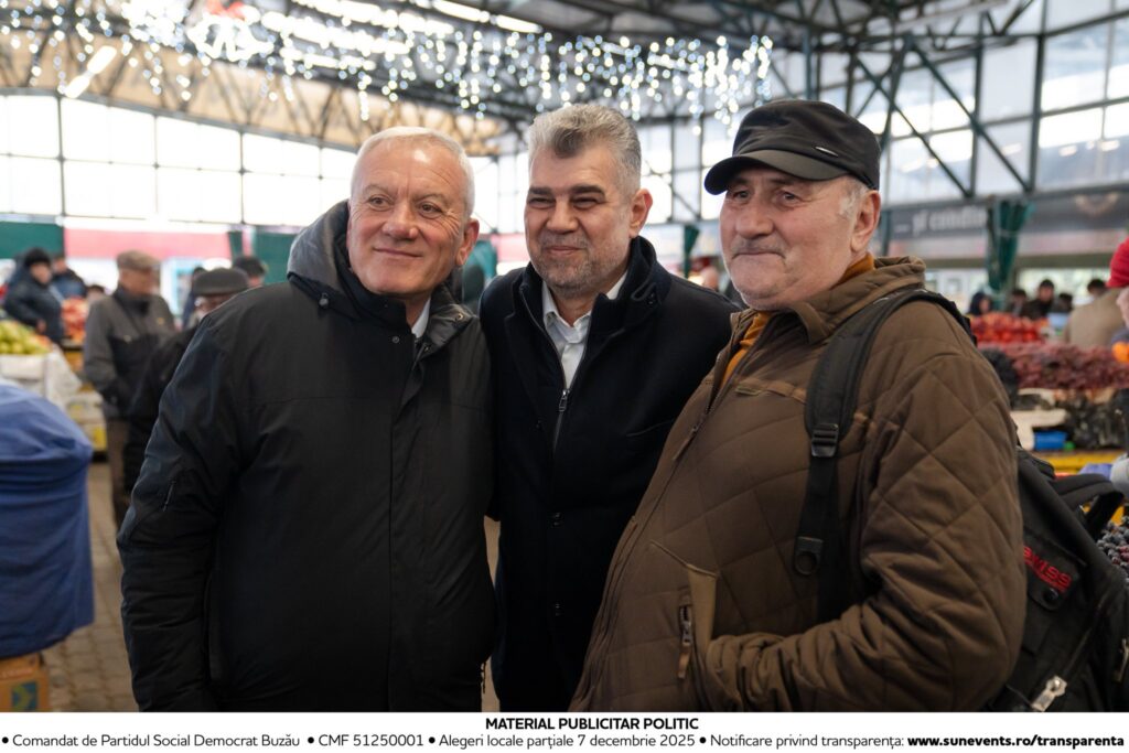 (FOTO) Marcel Ciolacu: Am fost cu primarul Constantin Toma, în mijlocul buzoienilor