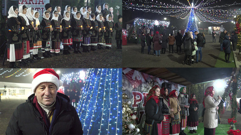 Bucurie și colinde în comunitate. Târgul de Crăciun din Vernești continuă până după sărbători