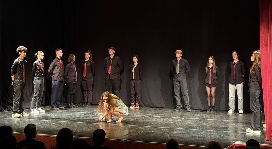 Spectacol manifest. Arta, „armă” a polițiștilor în combaterea violenței în școli