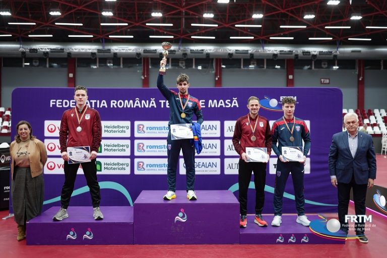Edi Ionescu, campion național. Ovidiu Ionescu, pe podium la simplu