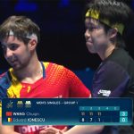 Edi Ionescu, duel cu Wang Chuqin. Românul a pierdut în trei seturi