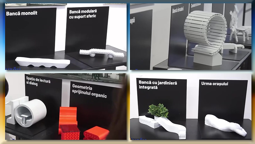 Idei pentru estetica orașului. Expoziție de machete și mobilier stradal