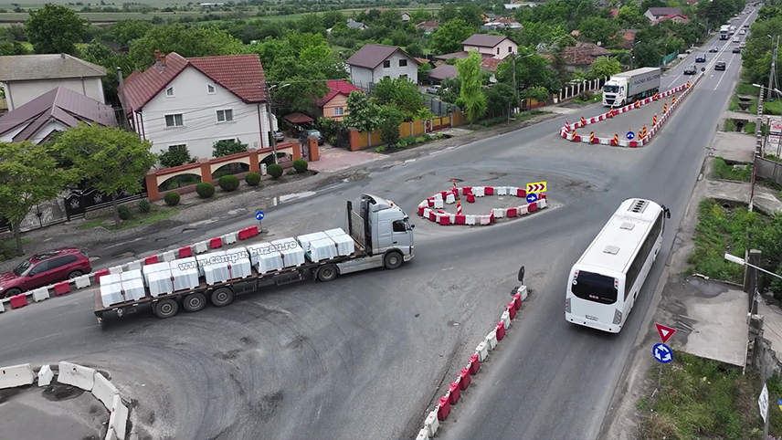 Rond modernizat la Spătaru. Lucrările vor fi gata în maximum 4 luni