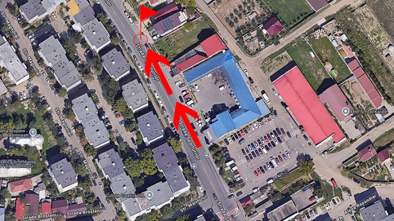 Info Transbus | Stația de autobuz (Broşteni – Penny) situată în prezent pe Aleea Sporturilor, în dreptul magazinului Penny, va fi relocată