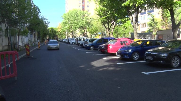 Cartier finalizat. Aleea Crângului a fost asfaltată și parcările trasate