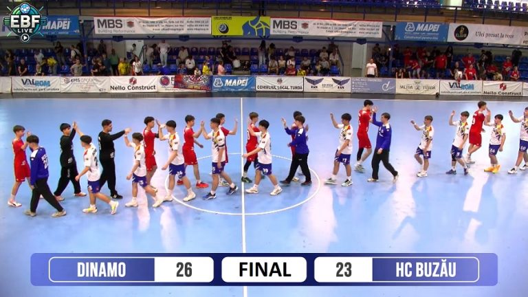 Debut nefericit. HC Buzău pierde cu Dinamo, la turneul final Juniori 2