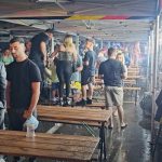 Furtună la Drăgaică. Aleile târgului, transformate în bălți uriașe