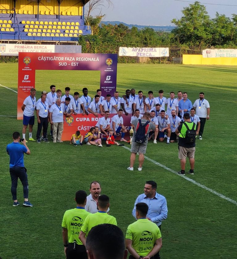 Berca, mai departe în cupă!  Echipa lui Ionuț Damir a câștigat Regiunea 7 Sud-Est
