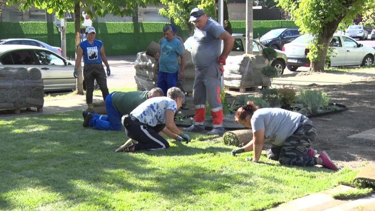 Transformare estetică pentru parcul de lângă Prefectură