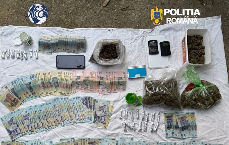 Canabis și cocaină, vândute în parcuri. Doi bărbați au ajuns în arestul IPJ Buzău