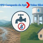 Seceta și consumul ridicat lasă Valea Slănicului fără apă. Compania de Apă introduce program de furnizare