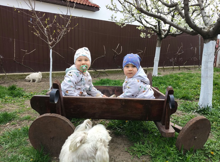 O familie cere ajutorul comunității. Pentru gemenii Casian și Teodor, terapia înseamnă speranță