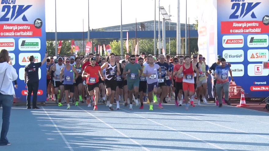 Record de alergători la Buzău 21K. Participanți din mai multe județe și din străinătate
