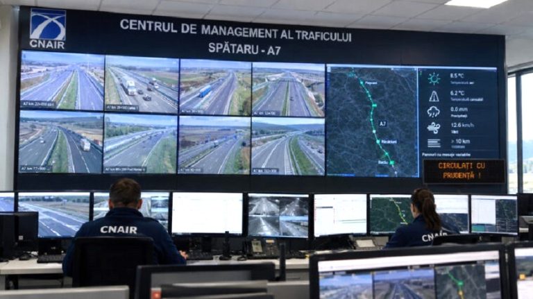 Pericole detectate în timp real. Sistem modern de management al traficului pe A7, la Spătaru