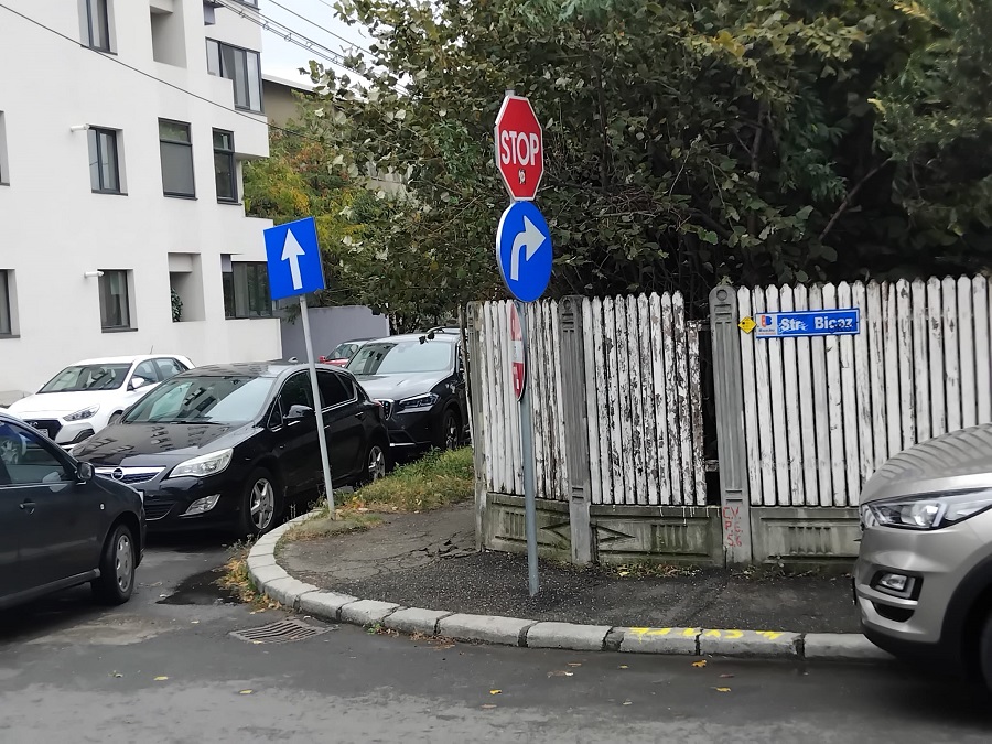 Măsuri temporare. Alt sens pe o stradă din Buzău