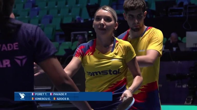 Edi Ionescu, medalie asigurată la Europene! Buzoianul, în semifinalele de dublu-mixt